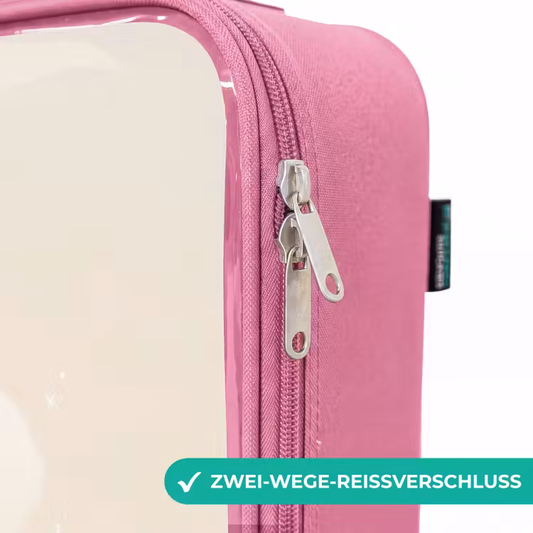 Kinderkoffer Rosa - Mädchen mit einem Fußball in beigen Farben — 5