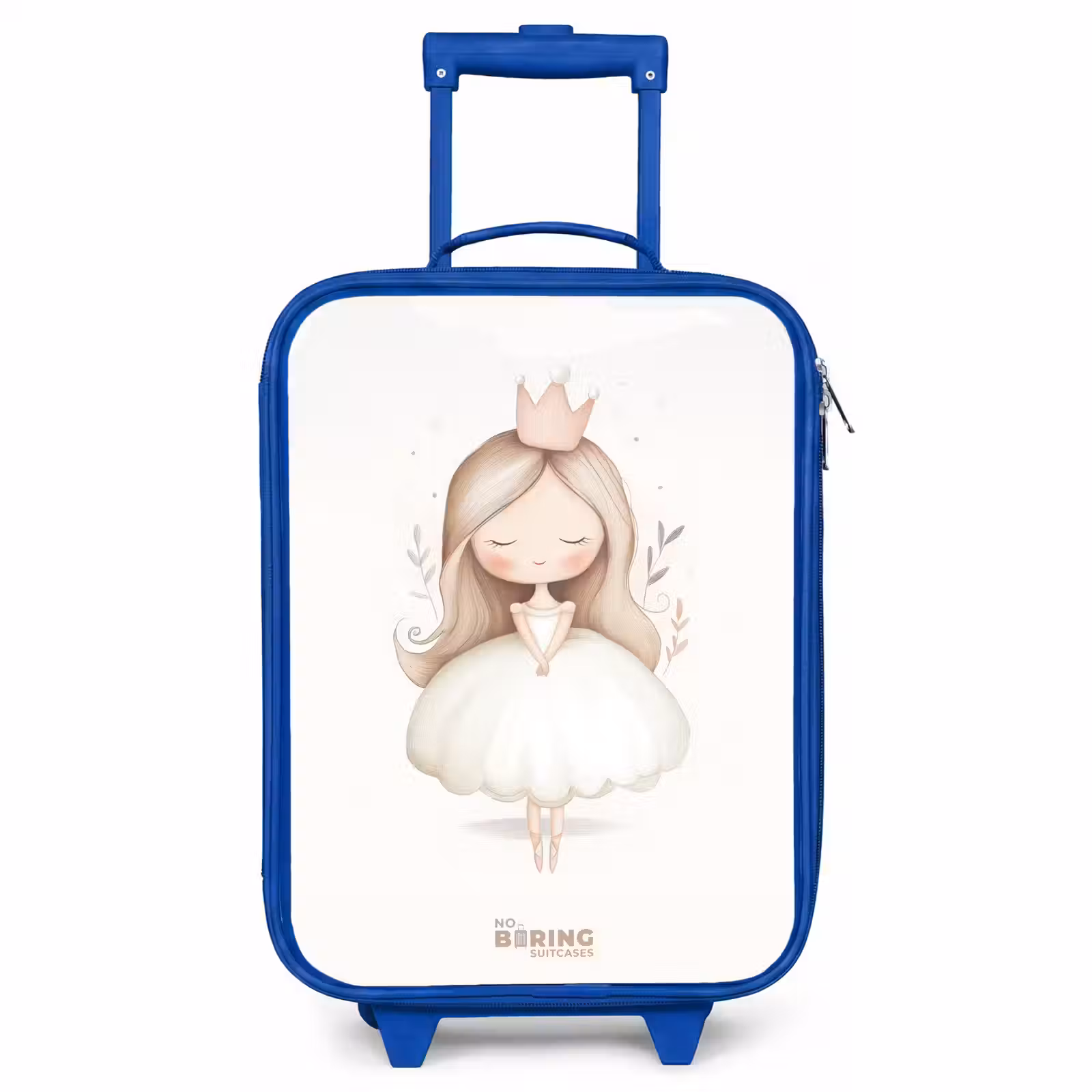 Kinderkoffer Blau - Anmutige Prinzessin in Weiß — 1