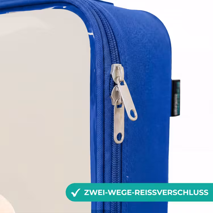Kinderkoffer Blau - Herz in Pastellfarben — 5
