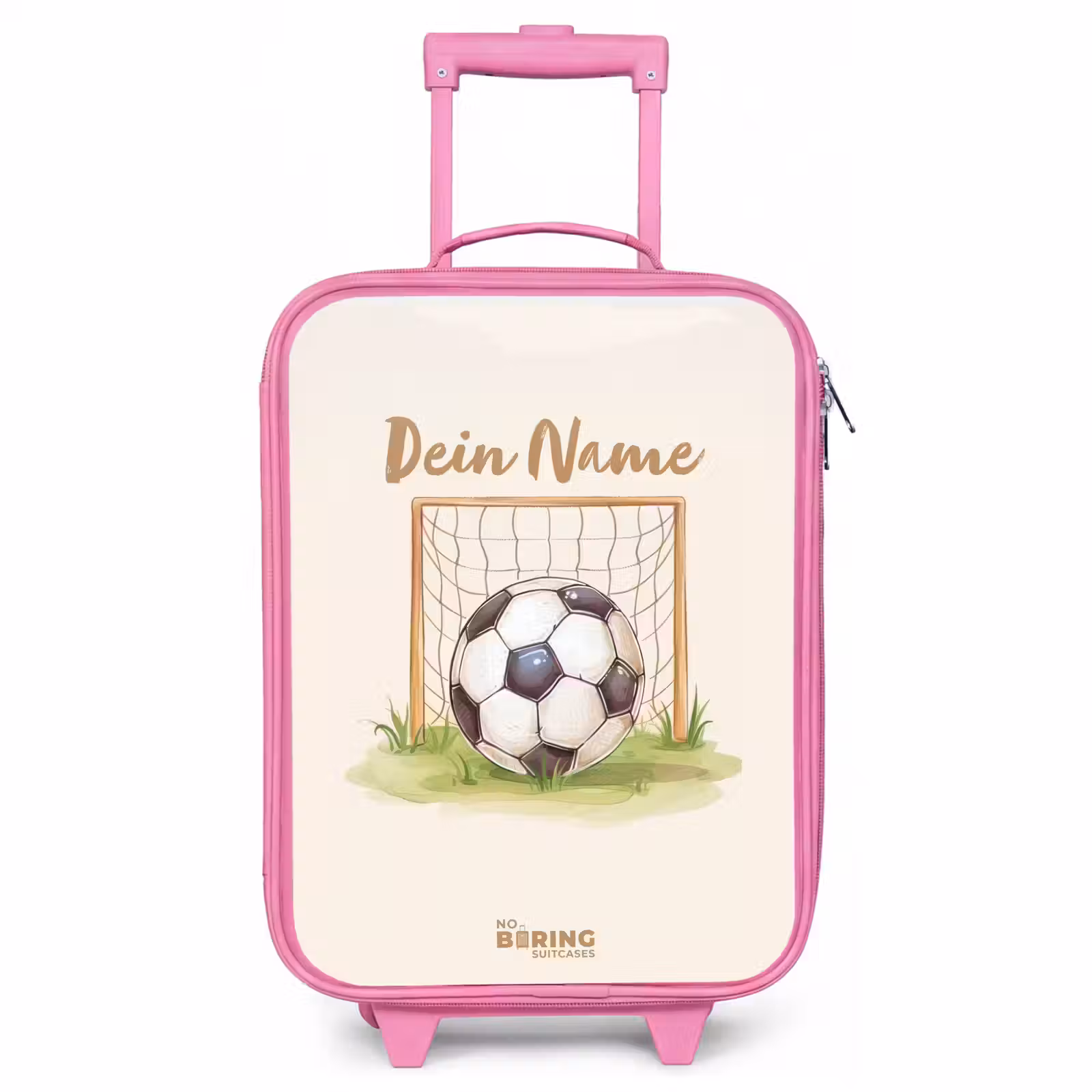 Kinderkoffer Rosa - Fußball im Tor — 1