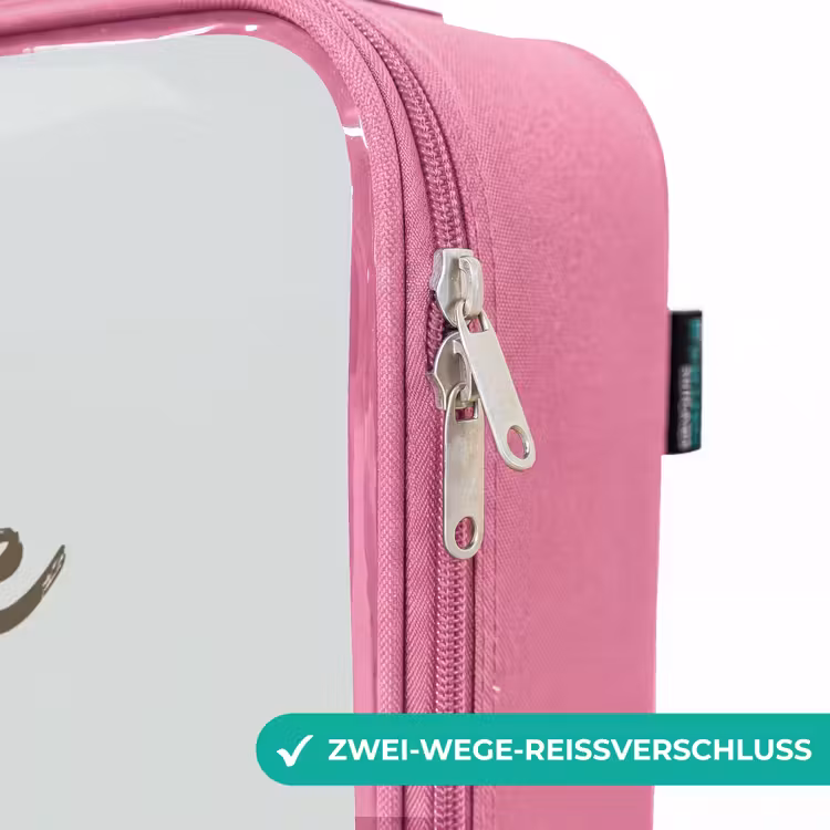 Kinderkoffer Rosa - Braune Meeresschildkröte in pastellfarbener Unterwasserwelt — 5