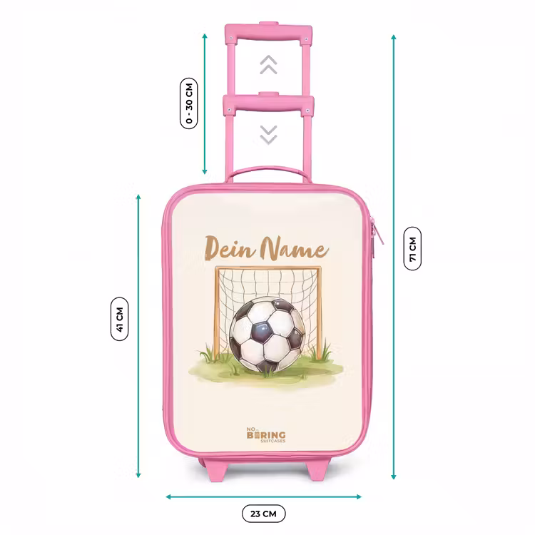 Kinderkoffer Rosa - Fußball im Tor — 7