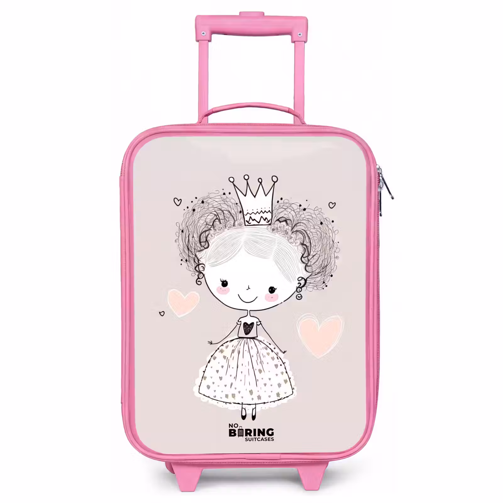Kinderkoffer Rosa - Prinzessin mit Locken — 1