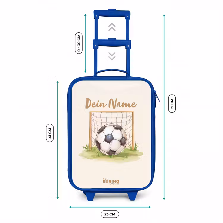 Kinderkoffer Blau - Fußball im Tor — 7