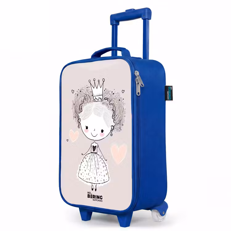 Kinderkoffer Blau - Prinzessin mit Locken — 8