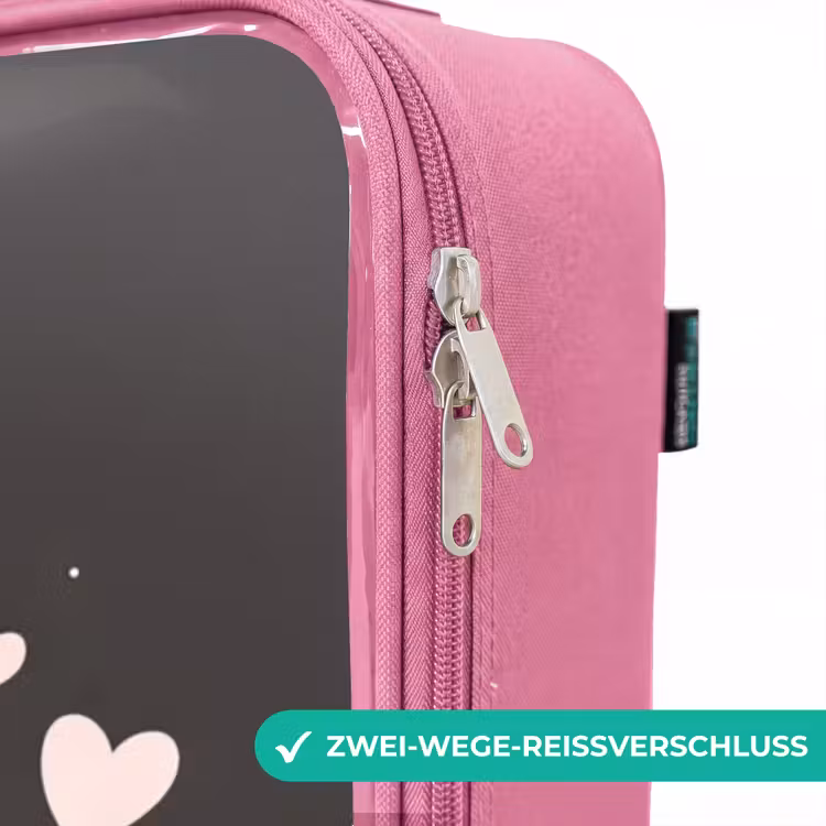 Kinderkoffer Rosa - Kleine Prinzessin auf schwarzem Hintergrund — 5