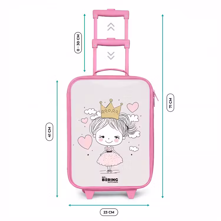 Kinderkoffer Rosa - Kleine Prinzessin mit Herzen — 7