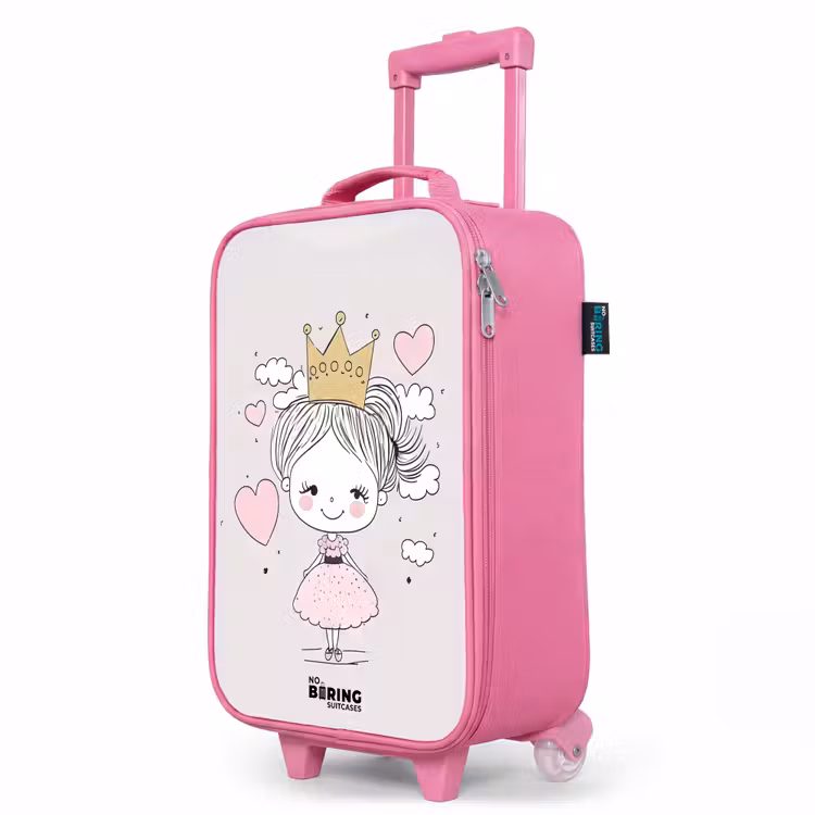 Kinderkoffer Rosa - Kleine Prinzessin mit Herzen — 8