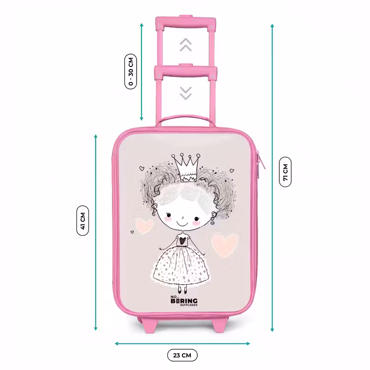 Kinderkoffer Rosa - Prinzessin mit Locken — 7