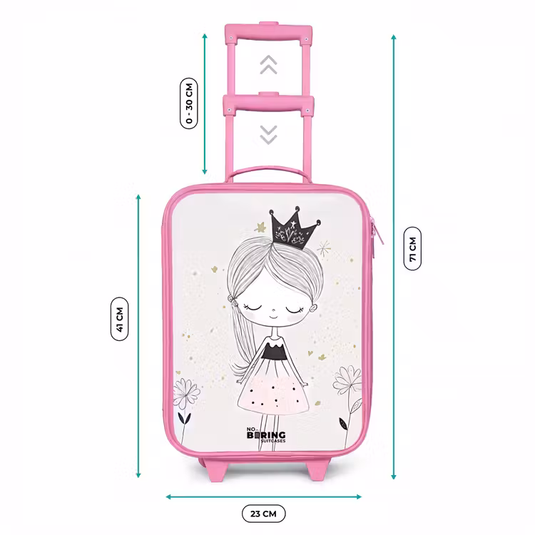 Kinderkoffer Rosa - Prinzessin mit schwarzem Kleid — 7