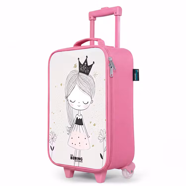 Kinderkoffer Rosa - Prinzessin mit schwarzem Kleid — 8