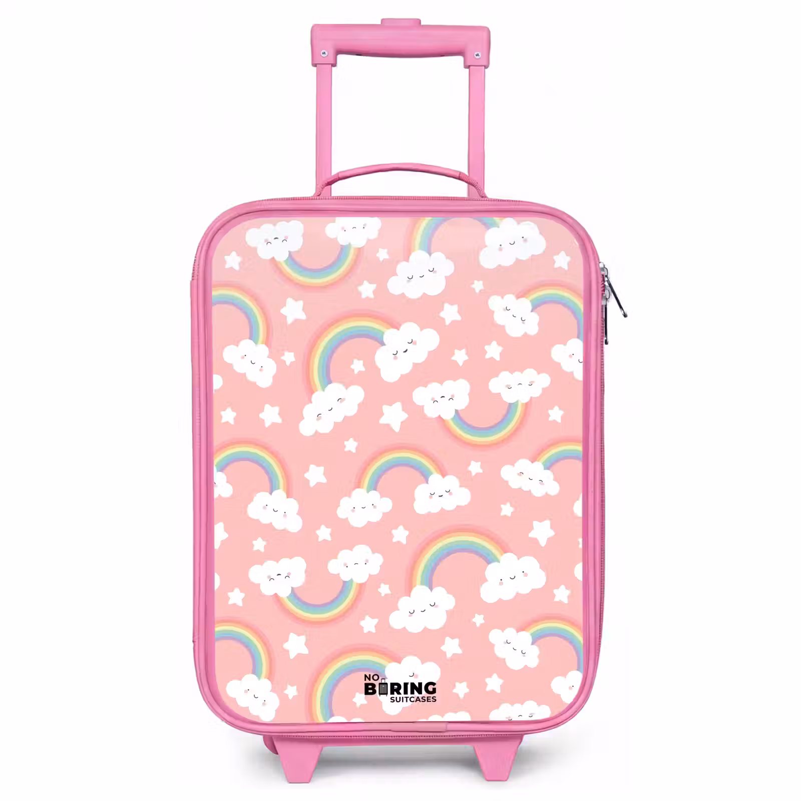 Kinderkoffer Rosa - Rosa mit Regenbogenmuster — 1