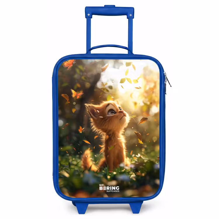Kinderkoffer Blau - Henry Herbst Kätzchen — 1