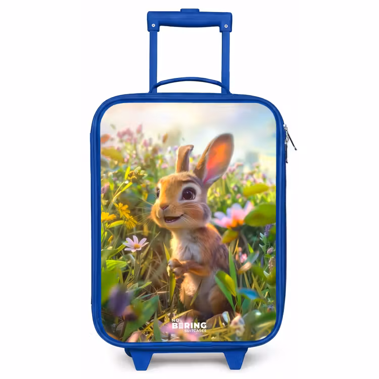 Kinderkoffer Blau - Kleines Kaninchen — 1
