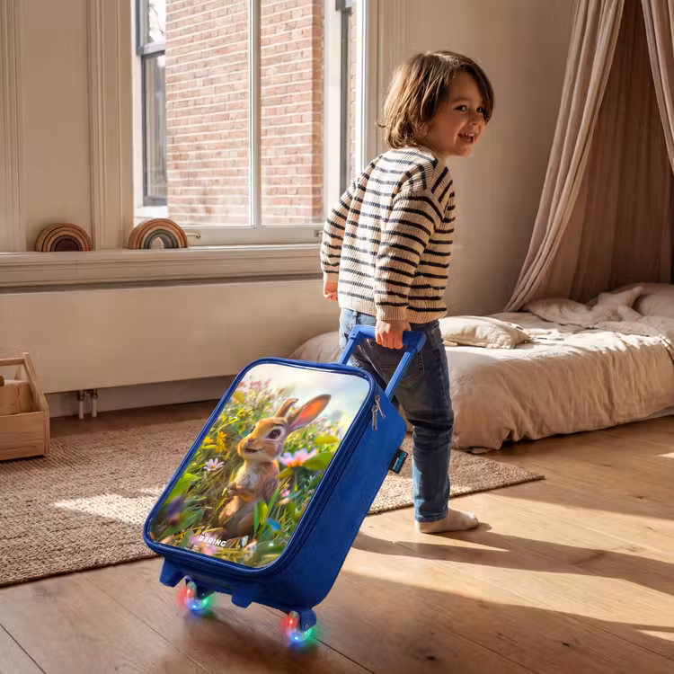 Kinderkoffer Blau - Kleines Kaninchen — 2
