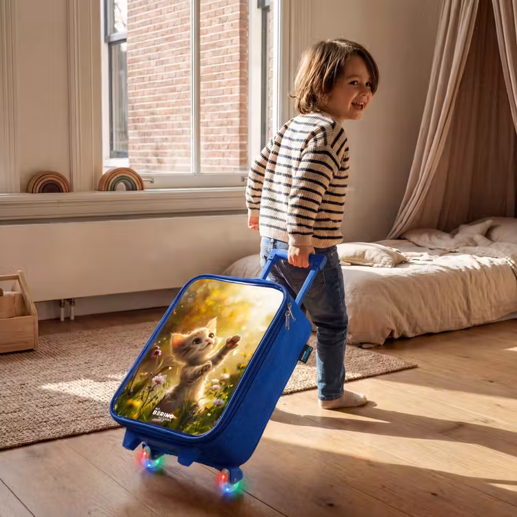 Kinderkoffer Blau - Koosje Kätzchen — 2