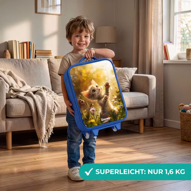 Kinderkoffer Blau - Koosje Kätzchen — 3