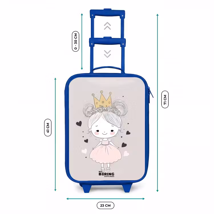 Kinderkoffer Blau - Prinzessin mit Brötchen — 7