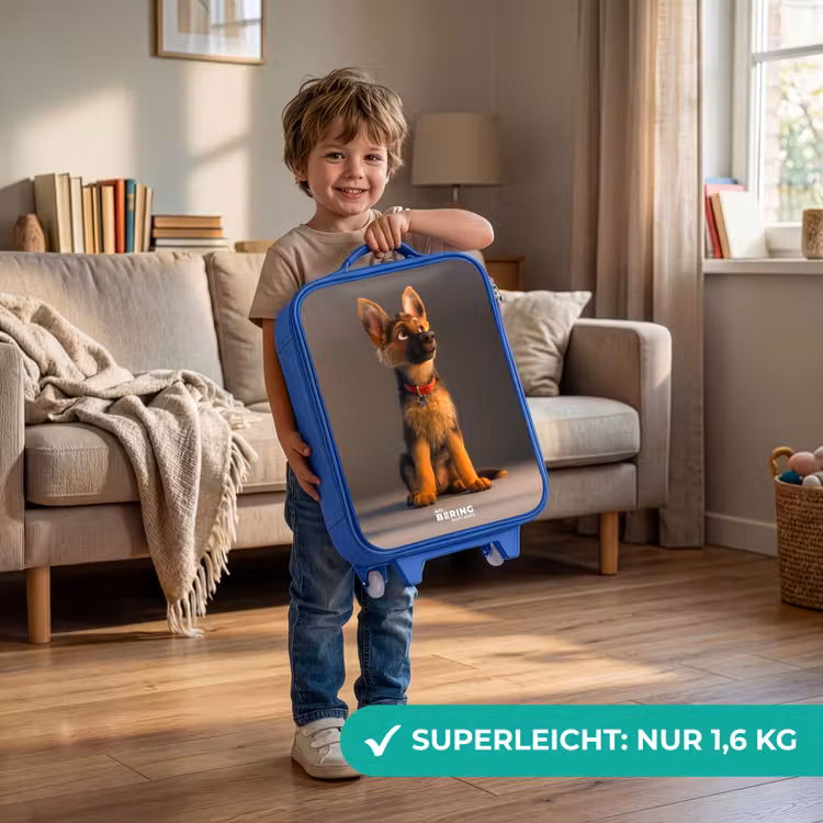 Kinderkoffer Blau - Versteckter Schafhirte — 3