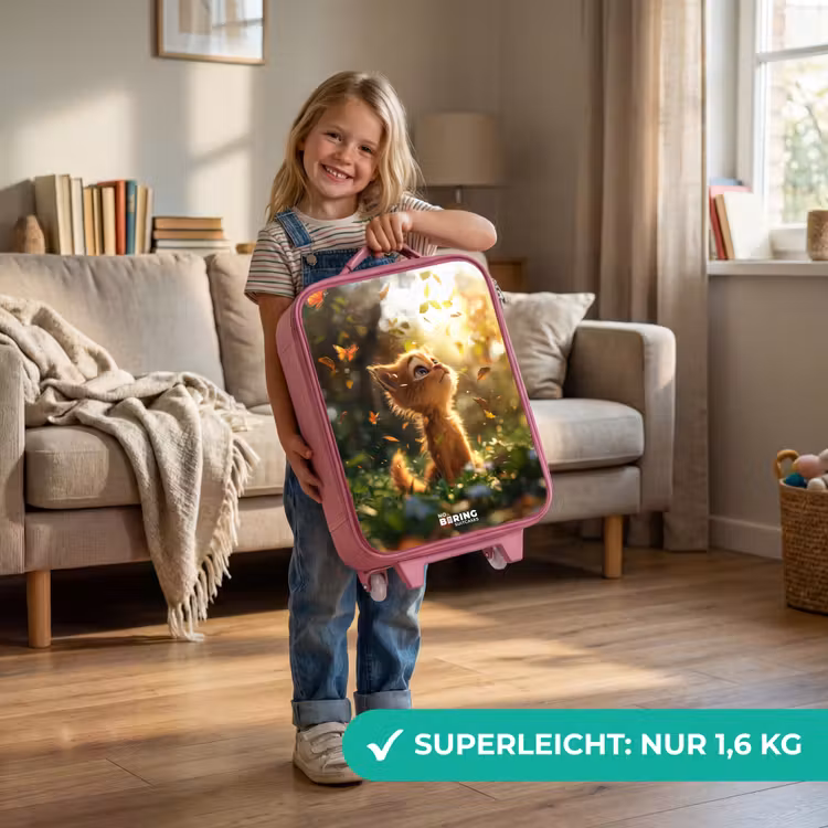 Kinderkoffer Rosa - Henry Herbst Kätzchen — 3