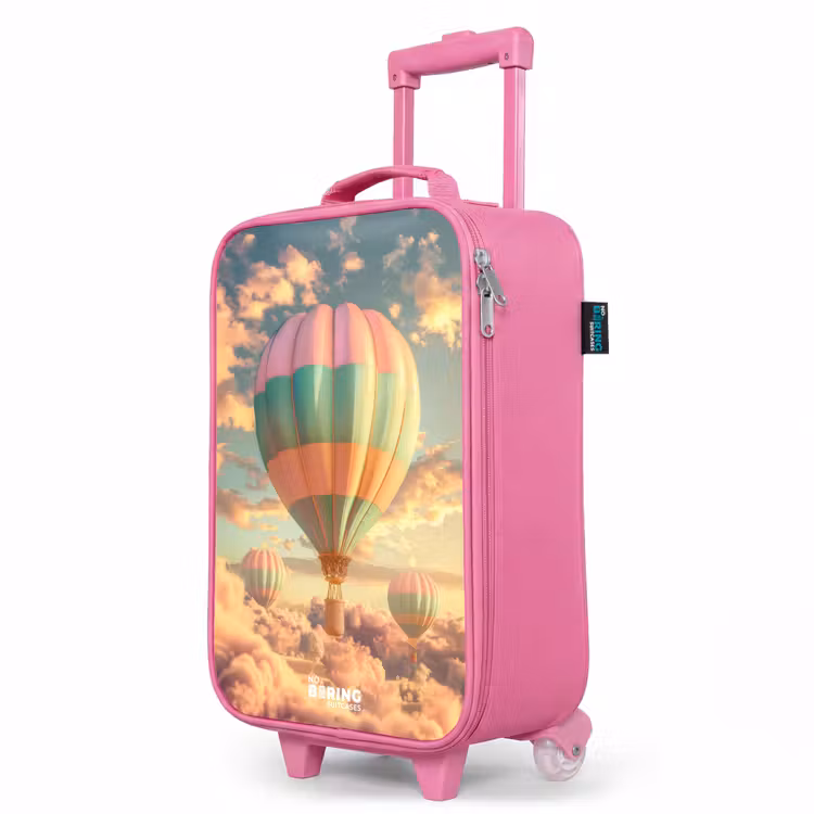 Kinderkoffer Rosa - Pastellfarbener Skyliner — 8