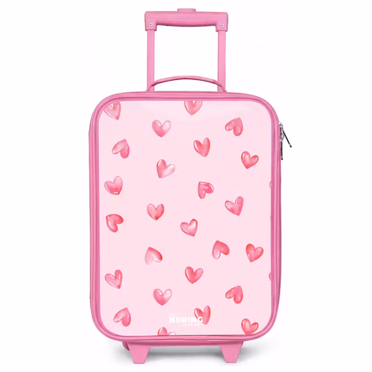 Kinderkoffer Rosa - Rosa Herzen — 1