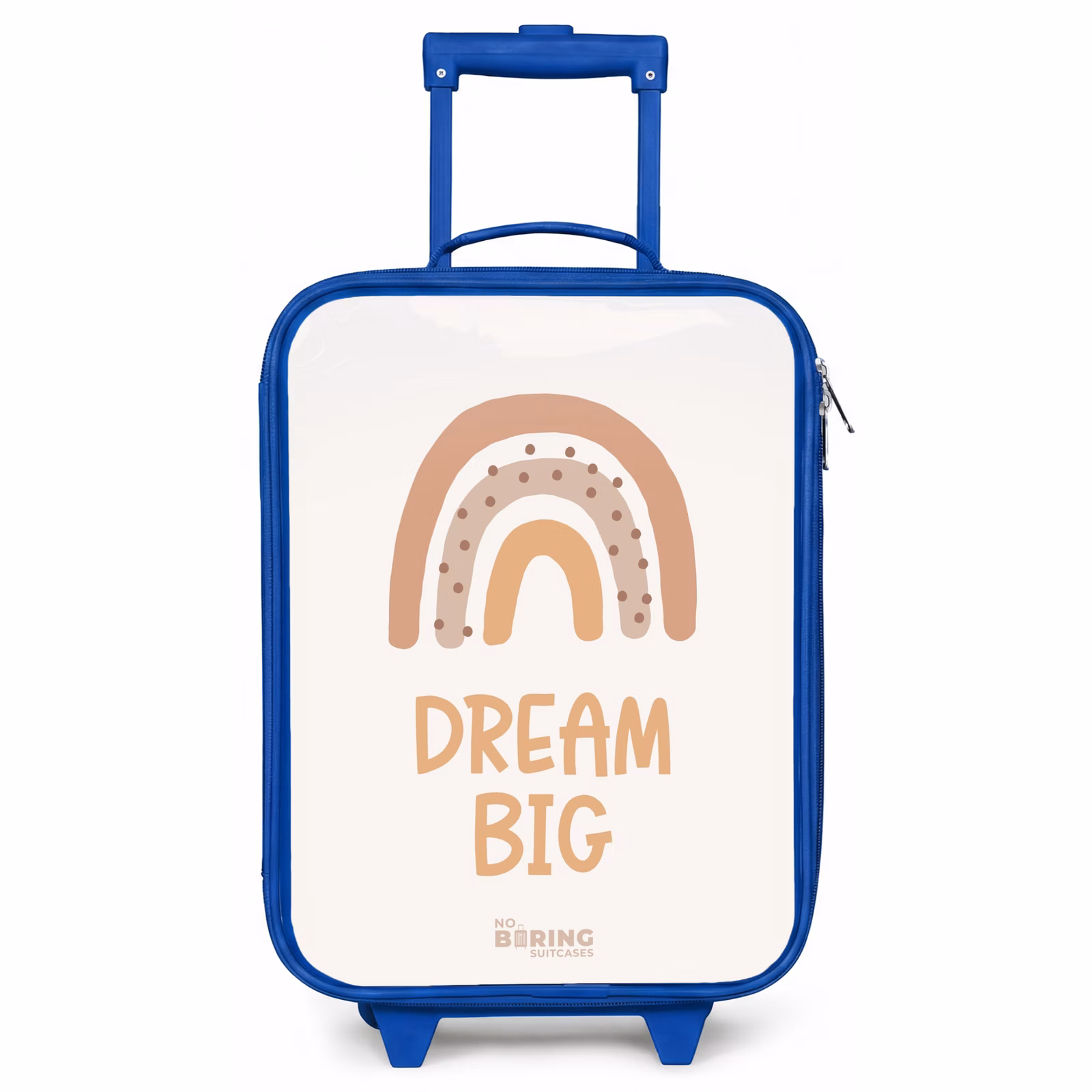 Kinderkoffer Blau - Regenbogen mit dem Zitat 'Dream Big' — 1