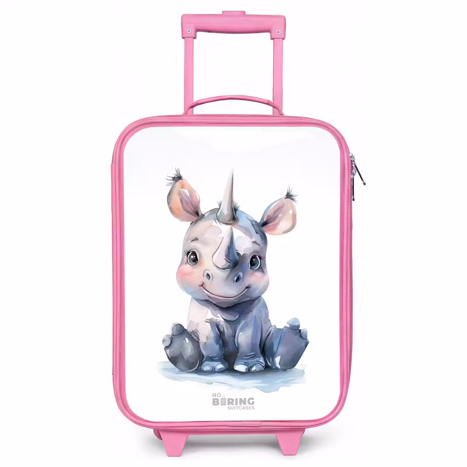 Kinderkoffer Rosa - Baby Nashorn — 1
