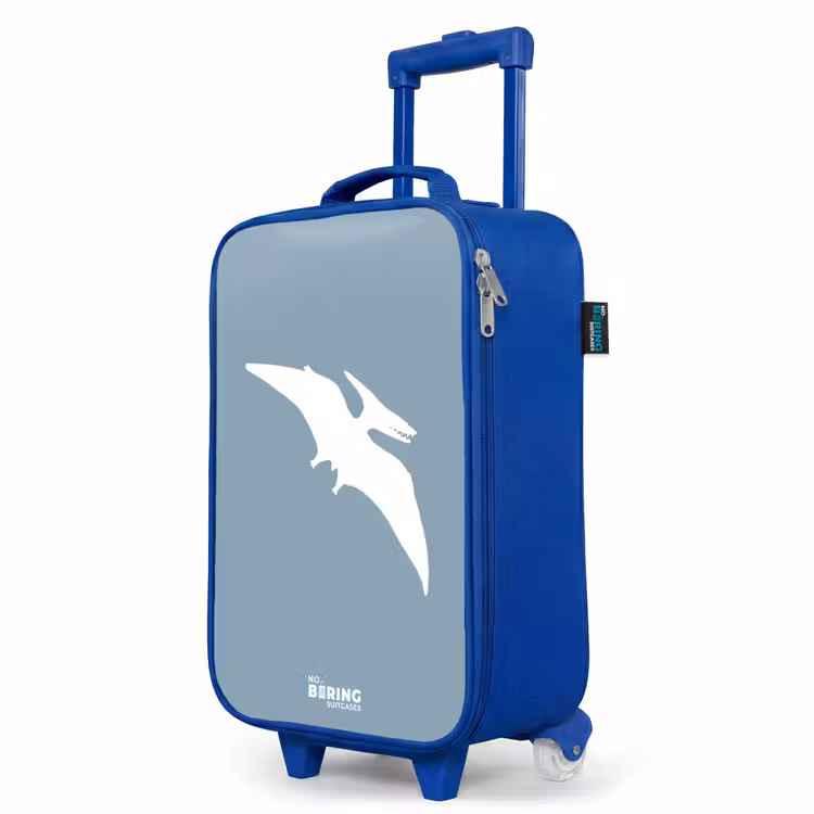 Kinderkoffer Blau - Blau mit Pteranodon-Dino — 8
