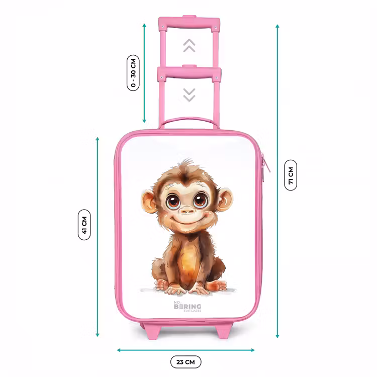 Kinderkoffer Rosa - Baby-Affe — 7