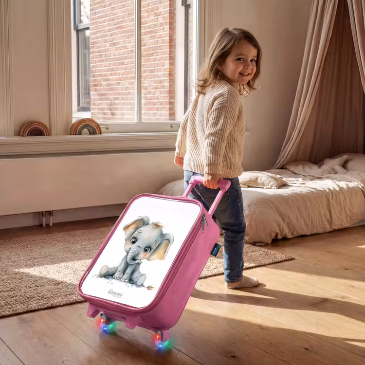 Kinderkoffer Rosa - Baby-Elefant — 2