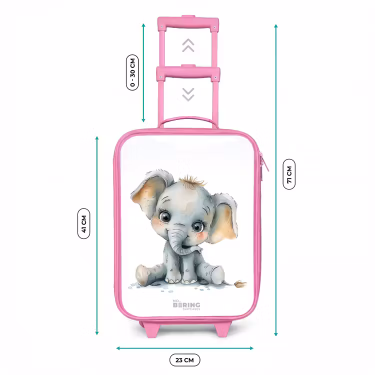 Kinderkoffer Rosa - Baby-Elefant — 7