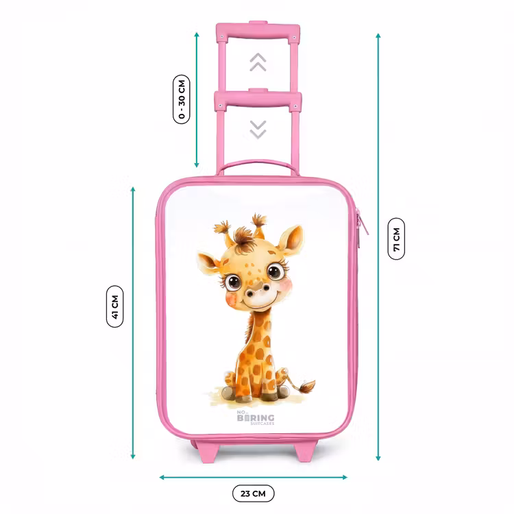Kinderkoffer Rosa - Baby-Giraffe — 7
