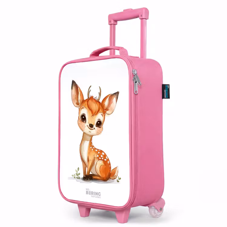 Kinderkoffer Rosa - Baby-Hirsch — 8