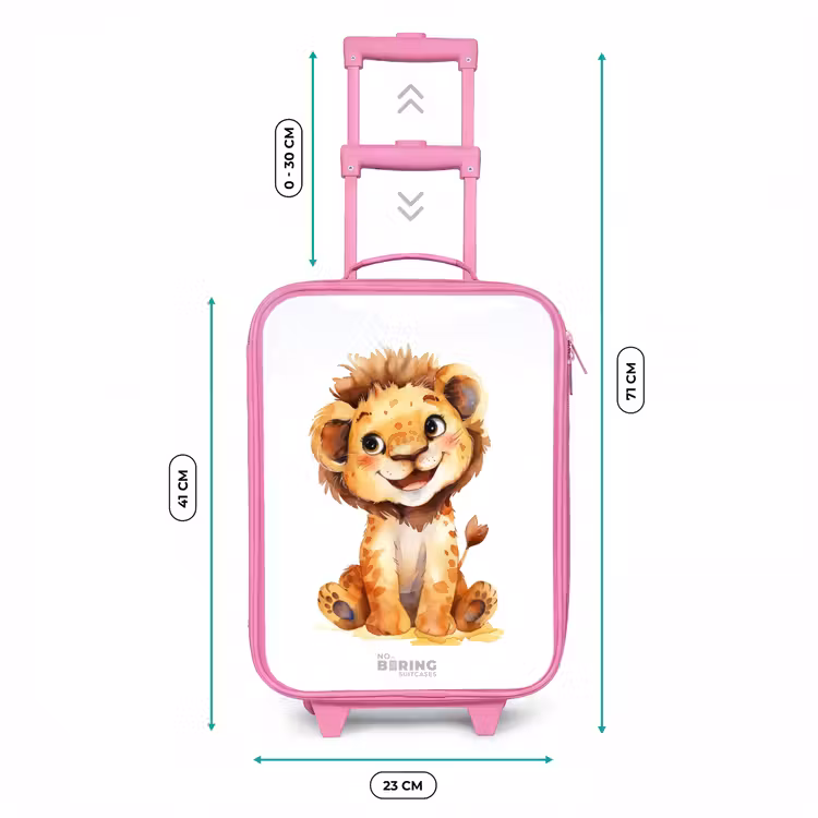 Kinderkoffer Rosa - Baby-Löwe — 7