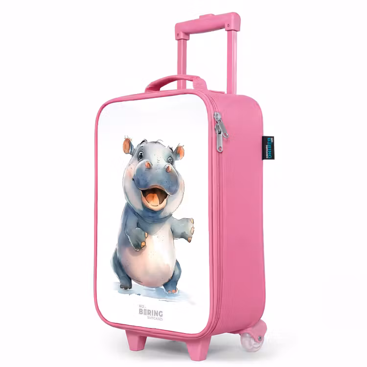 Kinderkoffer Rosa - Baby-Nilpferd — 8