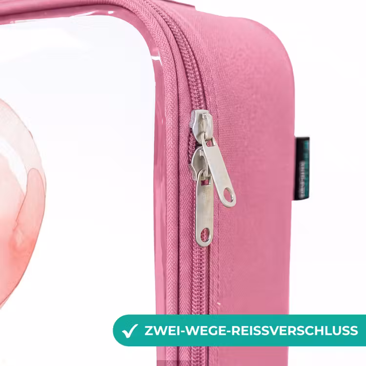 Kinderkoffer Rosa - Zebra mit rosa Luftballon — 5