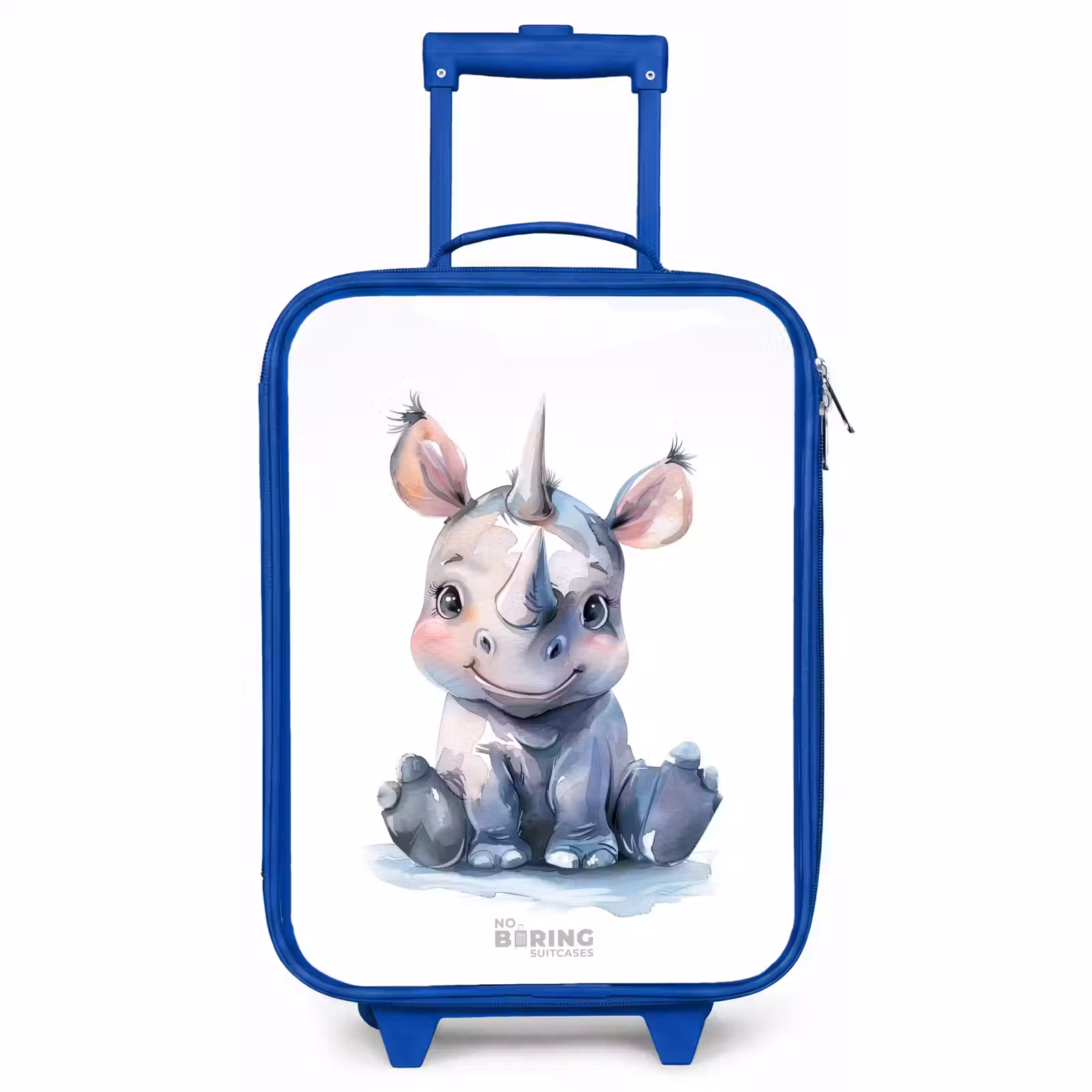 Kinderkoffer Blau - Baby Nashorn — 1