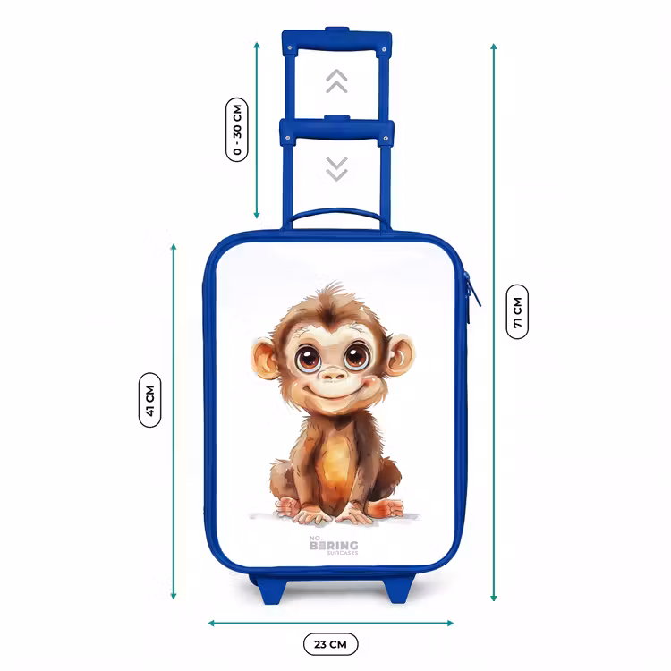 Kinderkoffer Blau - Baby-Affe — 7