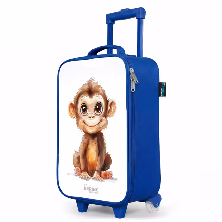 Kinderkoffer Blau - Baby-Affe — 8