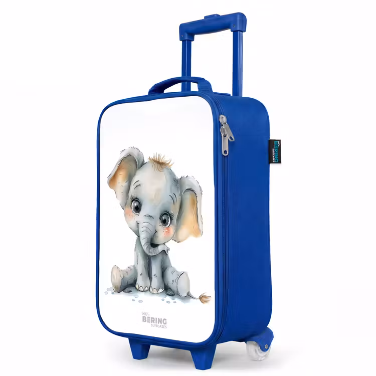 Kinderkoffer Blau - Baby-Elefant — 8