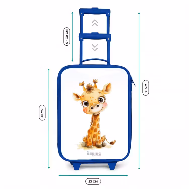 Kinderkoffer Blau - Baby-Giraffe — 7