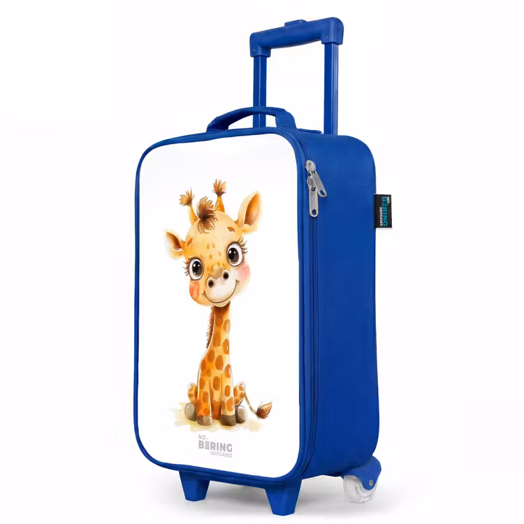 Kinderkoffer Blau - Baby-Giraffe — 8