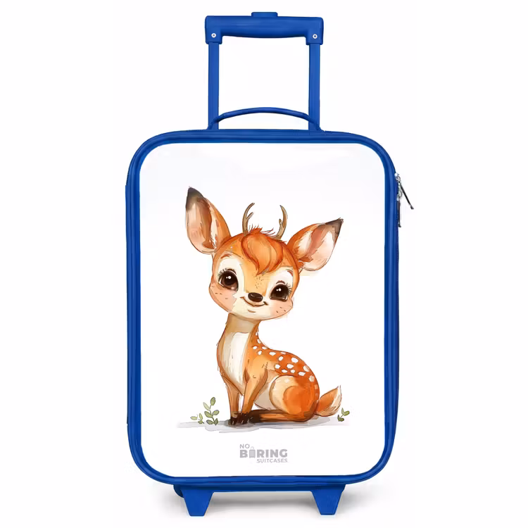 Kinderkoffer Blau - Baby-Hirsch — 1