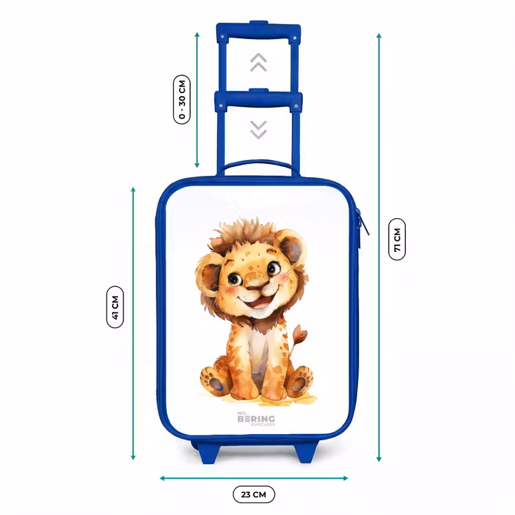 Kinderkoffer Blau - Baby-Löwe — 7