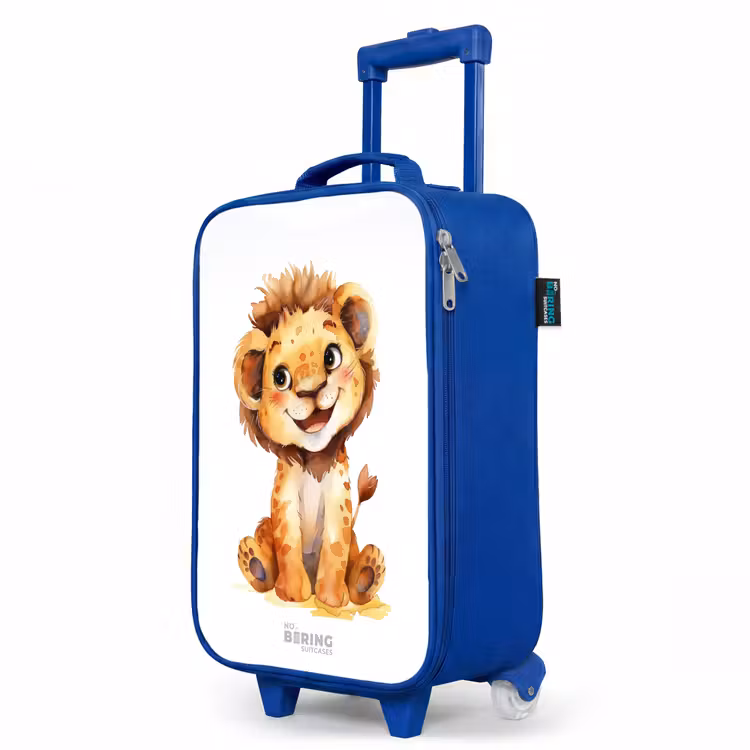 Kinderkoffer Blau - Baby-Löwe — 8