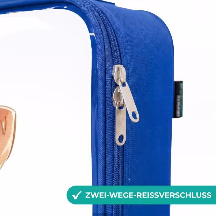 Kinderkoffer Blau - Babykuh — 5