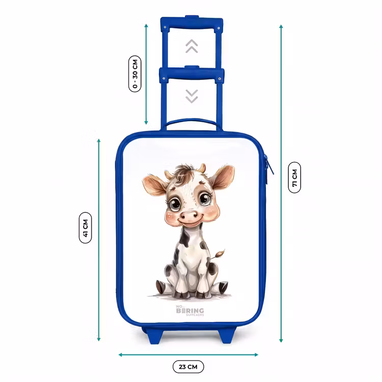 Kinderkoffer Blau - Babykuh — 7