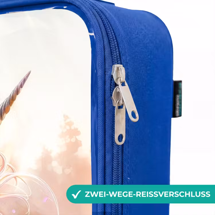 Kinderkoffer Blau - Lavendelfederhorn — 5