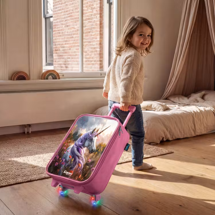 Kinderkoffer Rosa - Lavendelfederhorn — 2